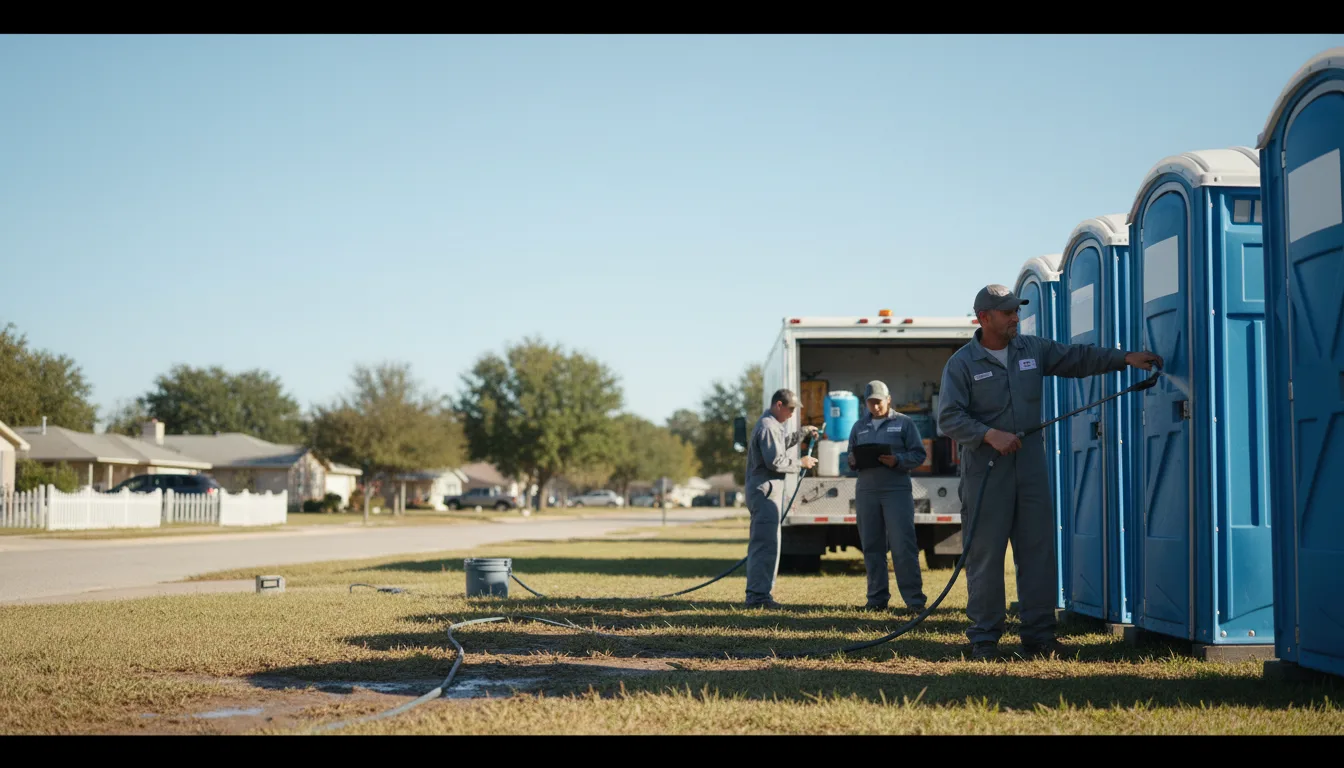 Long-Term Portable Toilet Rental in Pine Apple, AL near me